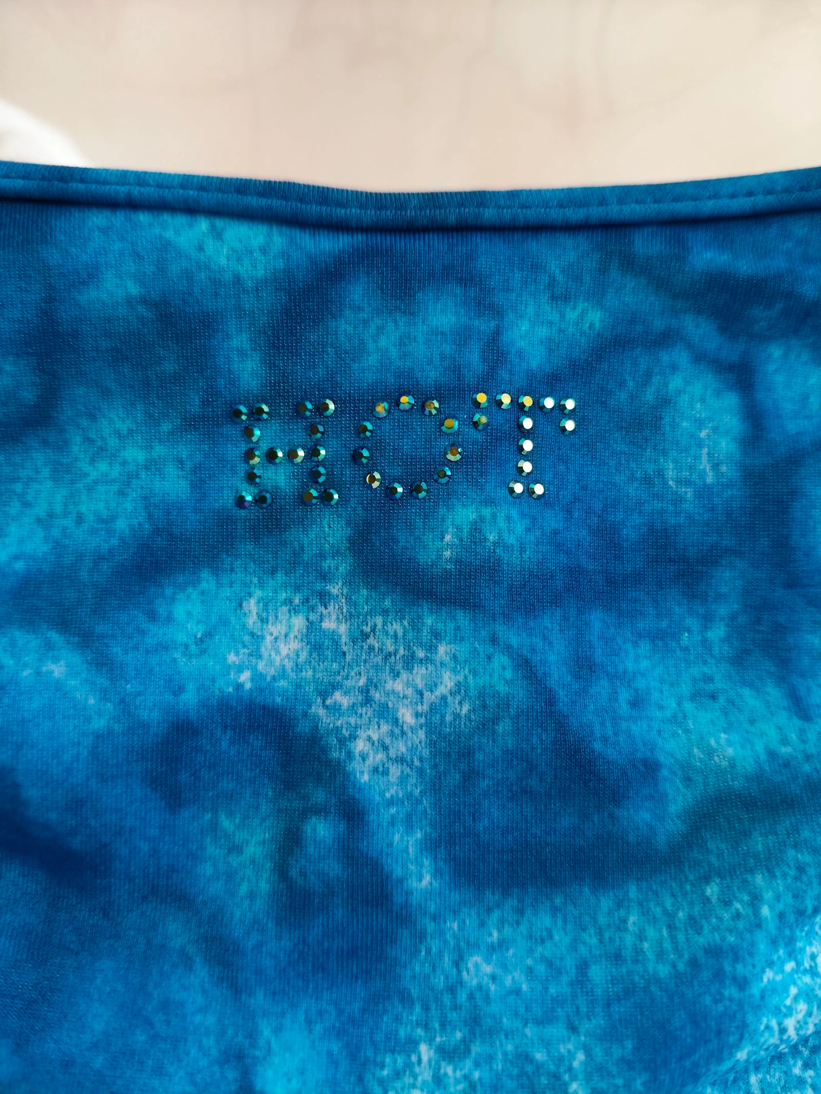 Triumph/Beedees-Bikini dames 2-delig S (36) cup C ringtop Braziliaans slipje blauwachtige tinten – photo 5